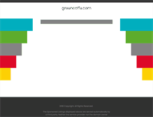 Tablet Screenshot of greencoffe.com